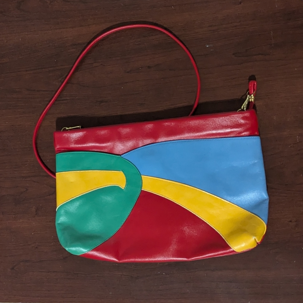 Naturalizer Vintage Colorful Patchwork Purse